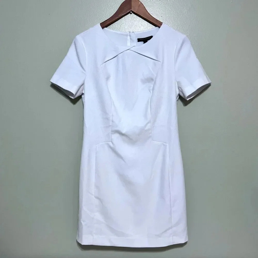 Banana Republic White Dress Size 6 - Picture 1 of 12